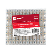 колодка клеммная 4 mm 3А (plc-KK-4-3) EKF