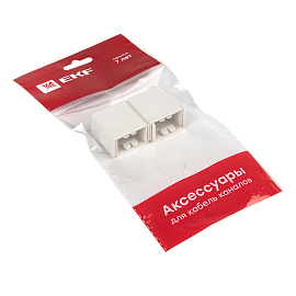Соединитель (25х16) (4 шт) Plast Белый PROxima conw-25-16x4 EKF