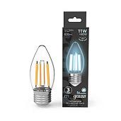 Лампа светодиодная 7,0Вт E27 C35 580Kv 4100К 210-240 Свеча прозрачная LED Filament 103802207 Gauss