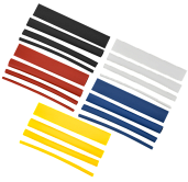 Набор ТТУ 2/1, 4/2, 6/3, 8/4 Ж, С, К, Ч, Б 20х8см/упак  (UDRS-D2-D8-10-2)IEK