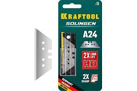 Трапециевидные лезвия KRAFTOOL SG-A24 тип А24, уп.5 шт 09625-S5_z02