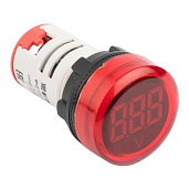 Индикатор значения напряжения красный  ED16-22VD EKF