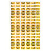 Наклейка "36В" (10х15) EKF PROxima