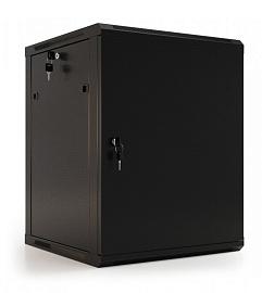 Шкаф телекоммуникационный навесной (настенный) Hyperline TWB-0966-SR-RAL9004 19-дюймовый (19"), 9U, 500x600х600мм, металлическая пер 392632