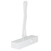 Доводчик для дверей весом до 150 кг, двухскоростной DORMA TS Profil EN 2/3/4/5 BC с рычагом (белый)
