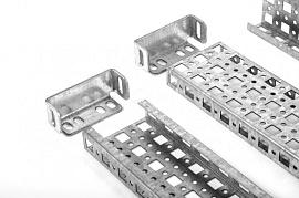 Шина монтажная 23х73 с держателем для шкафов EMS 500мм EMS-RM-73.23.500 Elbox