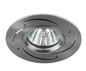 Светильник KL43 SL /1 литой "алюминевый " MR16,12V/220V, 50W серебро (100/2100) KL43 SL /1 Б0049562 ЭРА