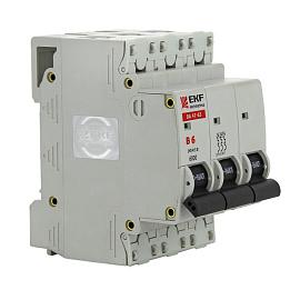 Выключатель автоматический 16А 3П трехполюсный ВА-99 25кА тип AC IP30 PROxima mccb99-125-16 EKF