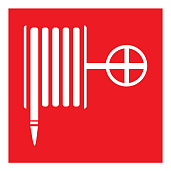Изображение товара Наклейка знак пожарной безопасности "Пожарный кран"100*100 мм Rexant 56-0054