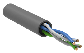 Витая пара неэкранированная U/UTP кат.5e 2x2x0,51 (24 AWG) PVC Серая одножильная внутренняя LC1-C5E02-111 ITK