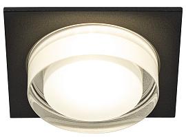 Светильник встраиваемый декоративный DK108 BK MR16 GU5.3 черный Б0058399 ЭРА