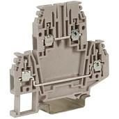 DKC ZDB100GR DBC.2GR, проходной зажим серый 2 уровня 2,5 кв.мм Уп.120 шт