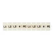 Маркеры для JXB-ST 1,5 с символами "L1, L2, L3, N, PE" (10 шт.) zb-st-1.5-L-1-3 EKF PROxima