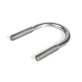 Скоба U образная (болт U-образный) М 6  3/4" (D26,9-35-H60) цинк (Fortisflex 63121)