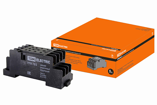 Изображение товара Разъем РРМ78/3 для РЭК78/3 модульный SQ0701-0007 TDM