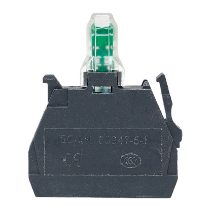 Изображение товара Сигнальная лампа XB4 с зеленой линзой для управления оборудованием