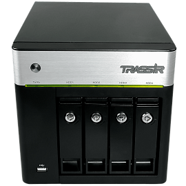 Видеорегистратор 32-канальный IP, до 4-х съемных HDD/SSD 3.5", любой емкости DuoStation AF 32 TRASSIR