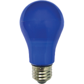Лампа светодиодная 8 Вт E27 A55 220В грушевидная синяя Color K7CB80ELY ECOLA
