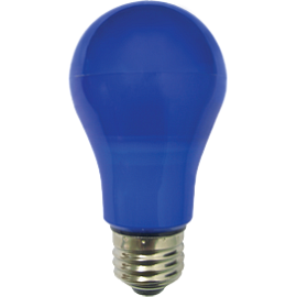 Лампа светодиодная 8 Вт E27 A55 220В грушевидная синяя Color K7CB80ELY ECOLA