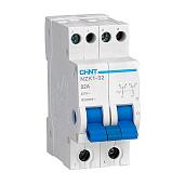 Модульный переключатель NZK1-32 2P двухполюсный 32А 3 положения 643001 CHINT