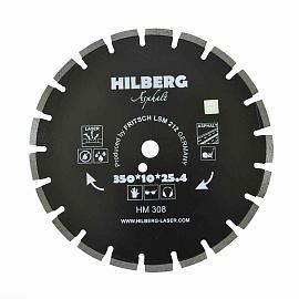 Диск алмазный отрезной 350*25,4 Hilberg Hard Materials Лазер асфальт HM308