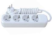 Удлинитель 3м, 4гн, с з/к, ПВС 3*1 32.75.421.0403, Tplast