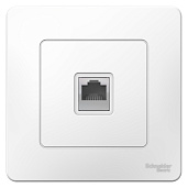 Розетка RJ11 телефонная BLANCA скрытой установки в сборе белый BLNIS011001 Systeme Electric