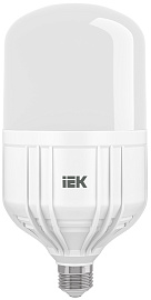 Лампа светодиодная 50 Вт E27 P45 4000К 4500Лм матовая 230В цилиндр HP LLE-HP-50-230-40-E27 IEK