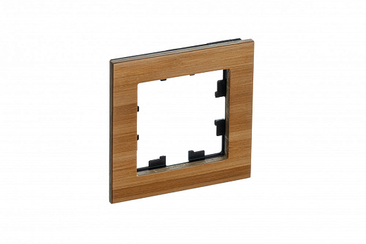 Изображение товара Рамка для розеток и выключателей Atlasdesign Nature из дерева бамбук 1 пост Schneider Electric