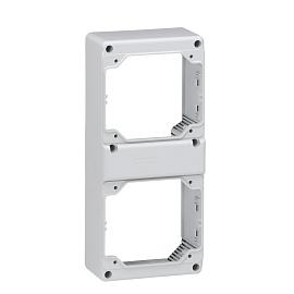 Панель лицевая P17 Tempra Pro 280x125 2 розетки 1 заглушка 16 А c блокировкой выключателем 057723 Legrand