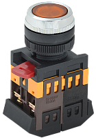 Кнопка управления с подсветкой желтая ABLFS-22 (Ж) BBT30-ABLFS-K05 IEK