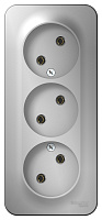 Изображение товара Розетка трехместная Blanca SYSTEME ELECTRIC без заземления IP20 для открытой установки