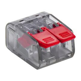 Строительно-монтажная клемма СМК 221-412 2 отверстия 0.2-4.0 мм2 (plc-smk-221-412) EKF PROxima