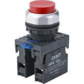 Кнопка выступающая NP8-11GN/4 без подсветки, красный 1НО+1НЗ IP65 667110 CHINT