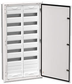 Корпус металлический ЩРв-168 (2х84) 1130х625х130мм IP31 белый (одна дверь)  TI5-50-V-2X084-31 TITAN 5 IEK