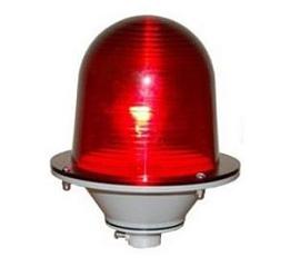 Прибор светосигнальный ЗОМ-75Вт-АВ 75Вт 220В IP65 >10cd тип А антивандальный красный поликарбонат D224х285 мм колпак