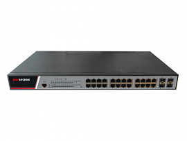 Коммутатор управляемый 24-портовый (1000M POE, L2) DS-3E2528P HikVision