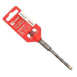 Бур по бетону SDS-plus 6х110 мм (4 резца)(4S спираль) EKF Expert  db-6-110-4x4
