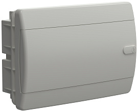 Бокс пластиковый ЩРВ-П-12 IP41 встраив. UNION Compact бел. дв. 195х290х103 UIC-KP13-V-12-41-K01 /уп.8шт/ IEK