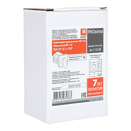 Переключатель кулачковый  ПК-1-12 25А 2P "0-1" (pk-1-12-25)  EKF