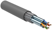 Кабель витая пара S/FTP категория 6A 4х2х23AWG PVC серый (305м) (LC1-C6A04-611) ITK