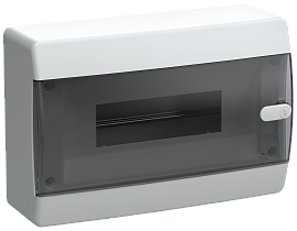 Бокс пластиковый ЩРН-П-12 IP41 навесной UNION Compact черн. пр. дв. 195х290х103 UIC-KP12-N-12-41-K01 /уп.8шт/ IEK