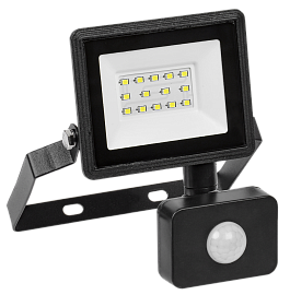 Прожектор светодиодный уличный LED 20 Вт СДО 06-20Д черный с ДД IP54 6500K IEK LPDO602-20-65-K02