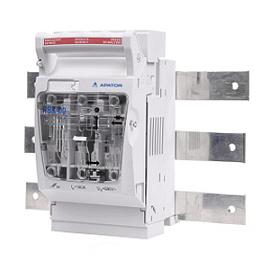 Рубильник - предохранитель RBK 00 3п / 160А IP20 (без ППН) Apator