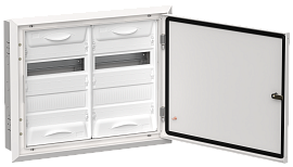 Корпус металлический ЩРв-48 (2х24) 505х625х130мм IP31 белый (одна дверь)  TI5-50-V-2X024-31 TITAN 5 IEK