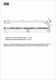 ITK BASE PDU вертикальный PV1113 45U 3 фазы 32А 38 розеток C13 + 10 розеток C19 с клеммной колодкой и кабелем 6м вилка IEC60309 (промышленная) синий
