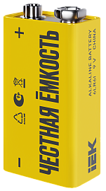 Элемент питания Alkaline 6LR61 9V  (1 шт / блистер) ABT-6LR619V-OP-L01 IEK