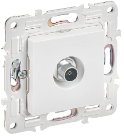 Розетка TV оконечная SK-A12W арктический белый SKANDY SK-A10-O-K01 IEK