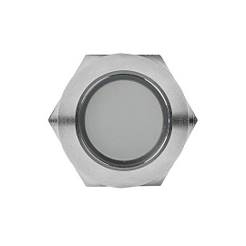 Лампа белая сигнальная S-Pro67 19мм 230В s-pro67-351 EKF