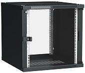 Шкаф LINEA WE 12U 600x450мм дверь стекло черный LWE5-12U64-GF ITK